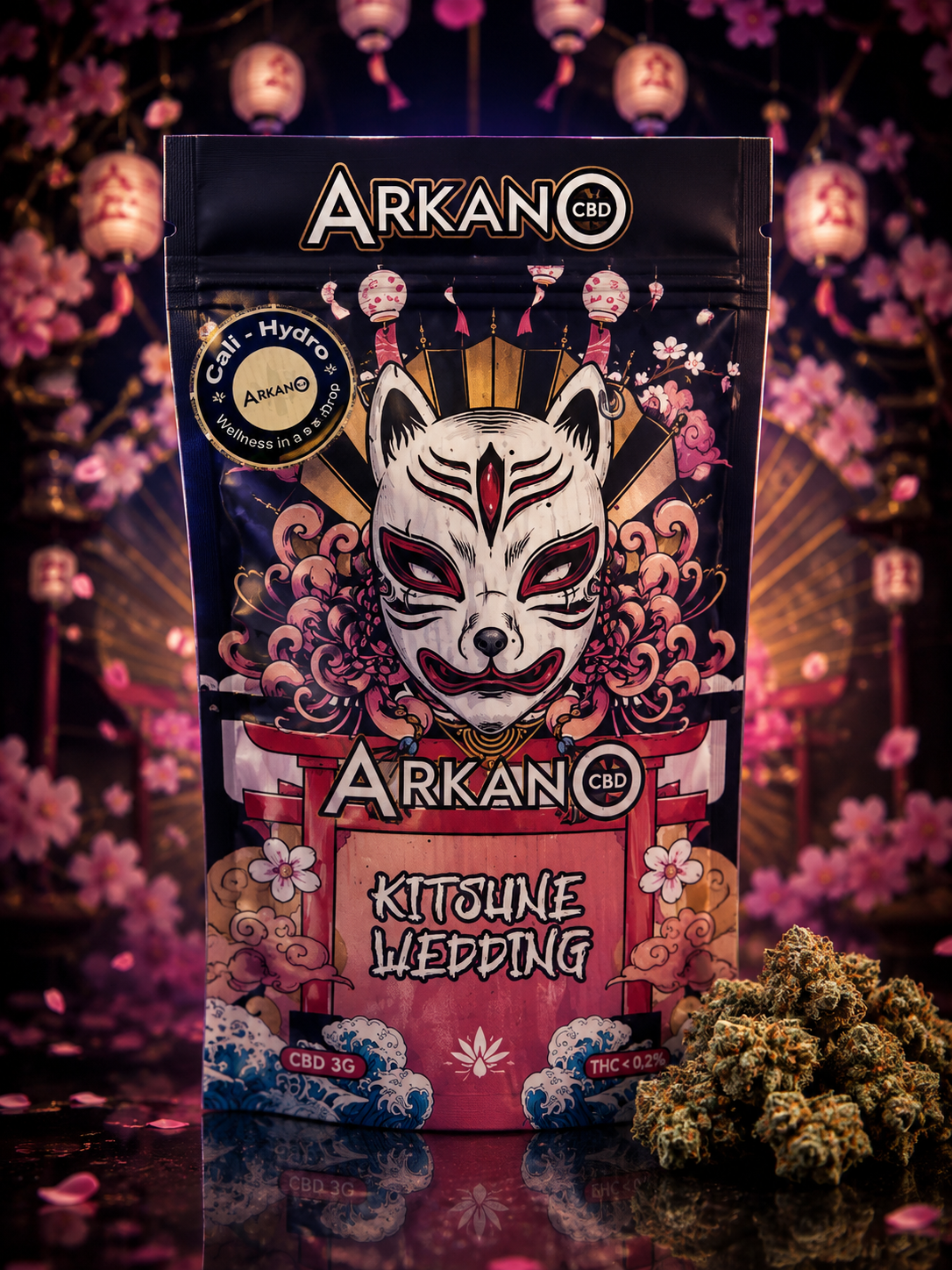 Kitsune Wedding CBD Hidropónica | Flor Aromática California