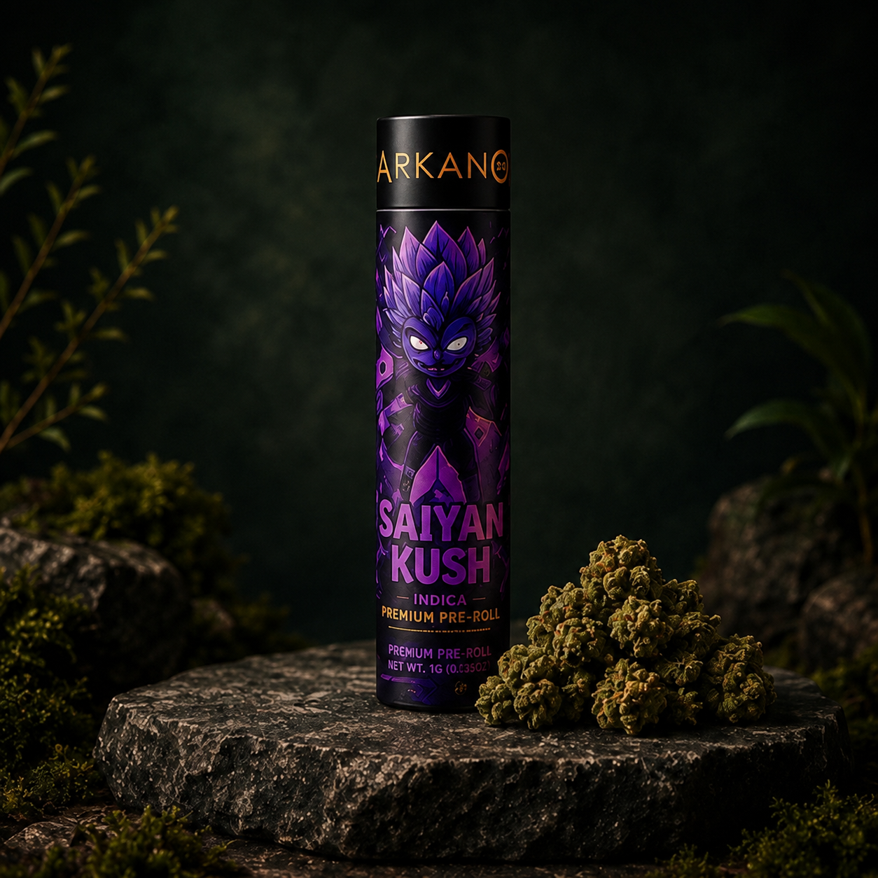 Preroll Infusionado Saiyan Kush