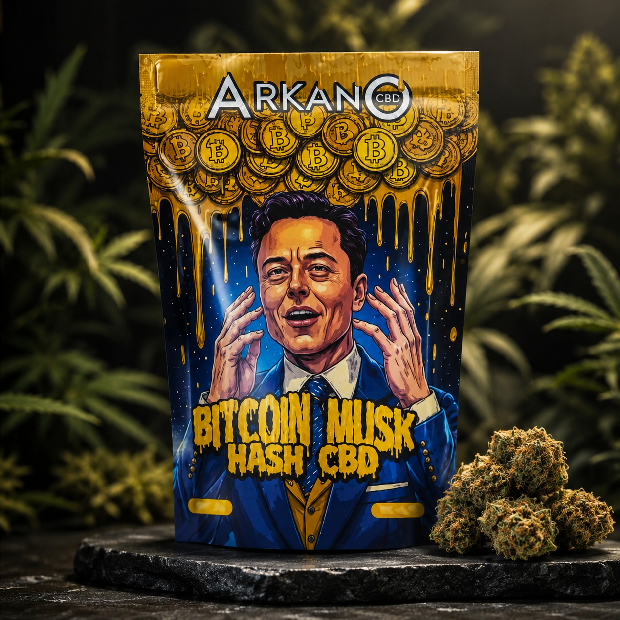 Bitcoin Musk CBD | Resina Premium Top Polen