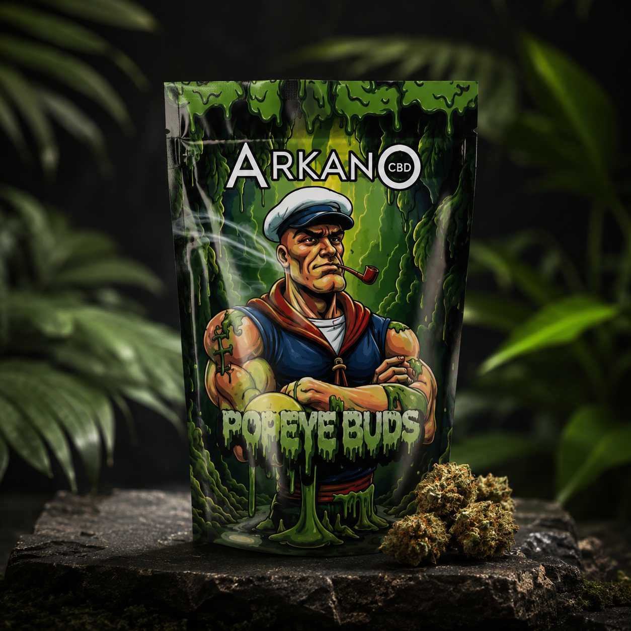 Popeye Buds CBD Indoor Infusionado | Flor Aromática Strong