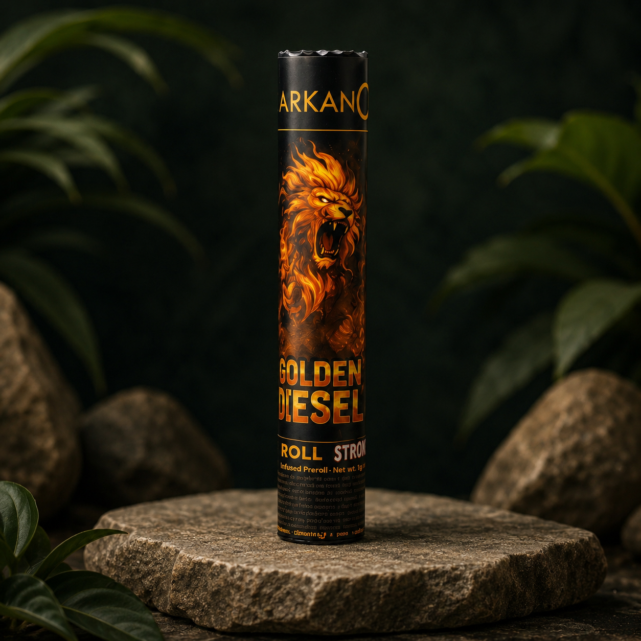 Preroll Infusionado Golden Diesel