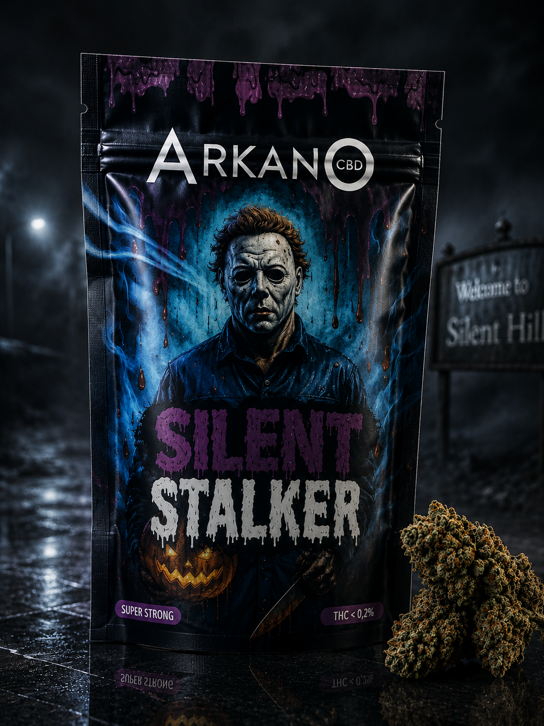 Silent Stalker CBD Indoor Infusionado | Flor Aromática Super Strong